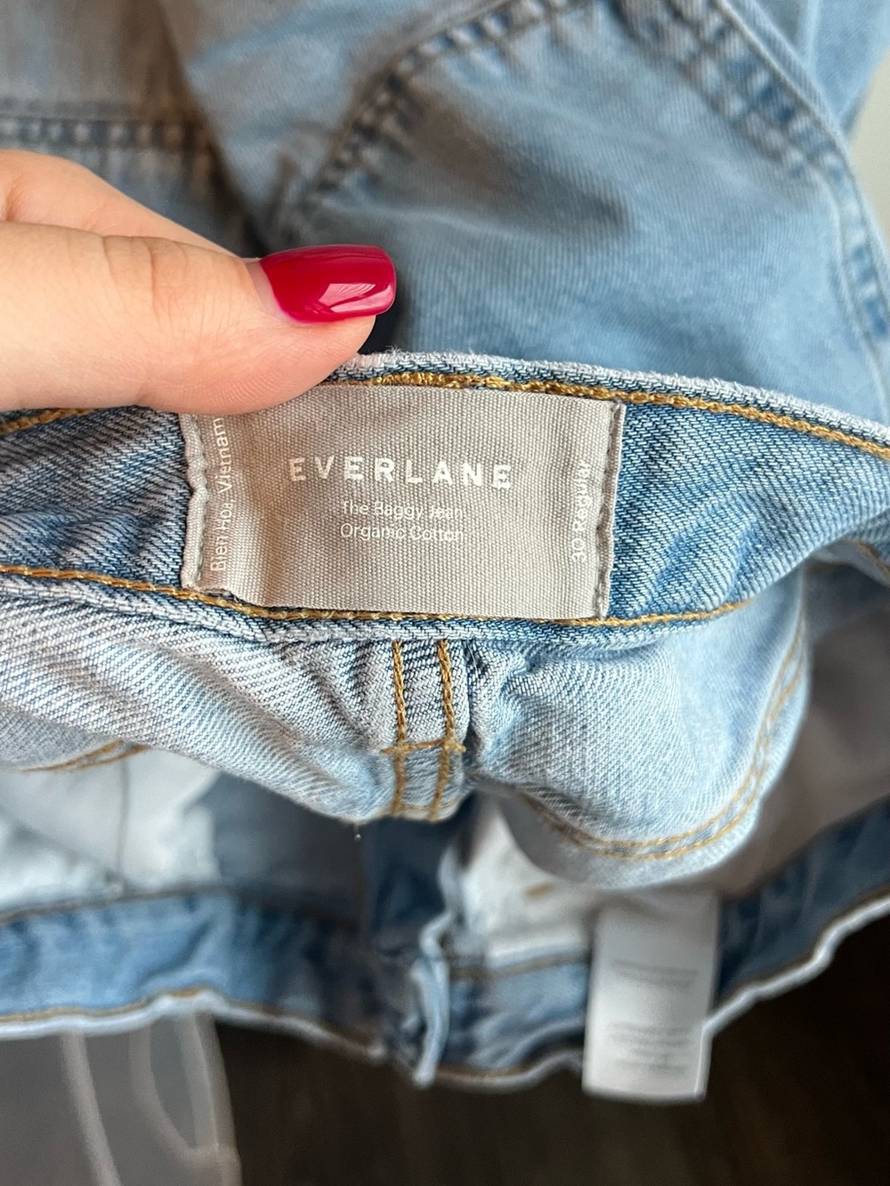 Organic Cotton Everlane The Baggy Jean Sz 30 Reg - Picture 6 of 8